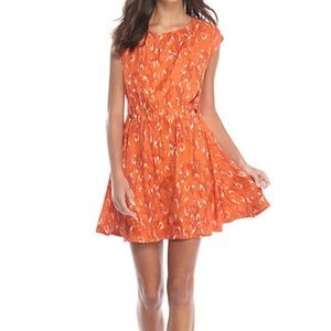 Free People Fake Love Mini Dress in Orange
